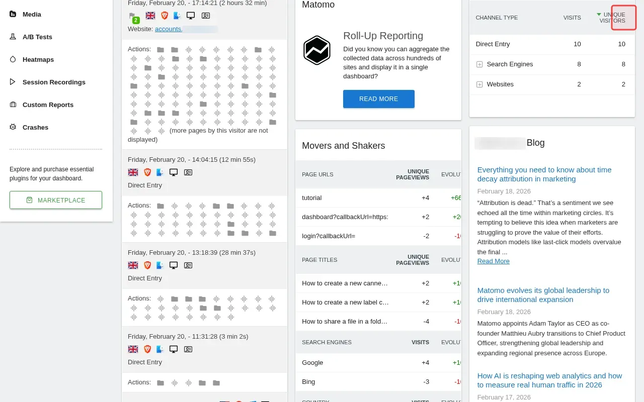 Screenshot showing clicking gear icon in top right to access Administration settings