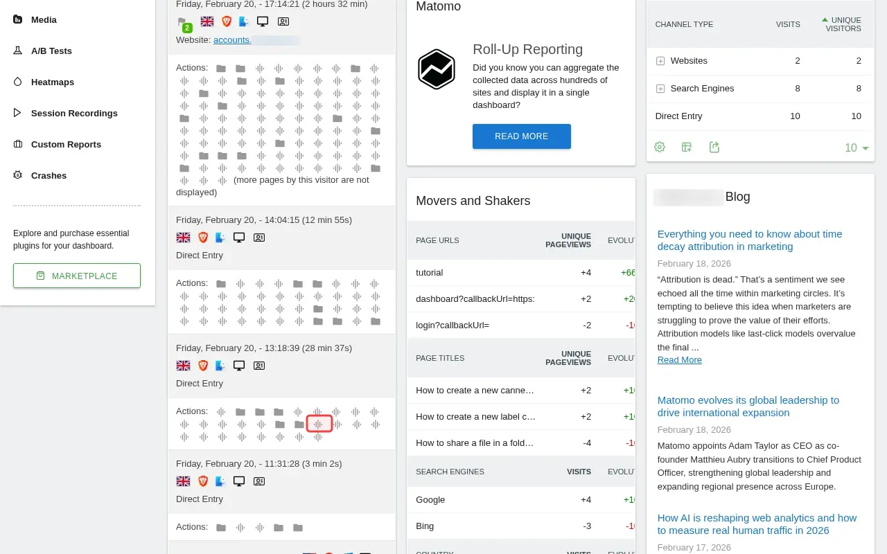 Screenshot showing clicking Dashboard menu to access dashboard management options