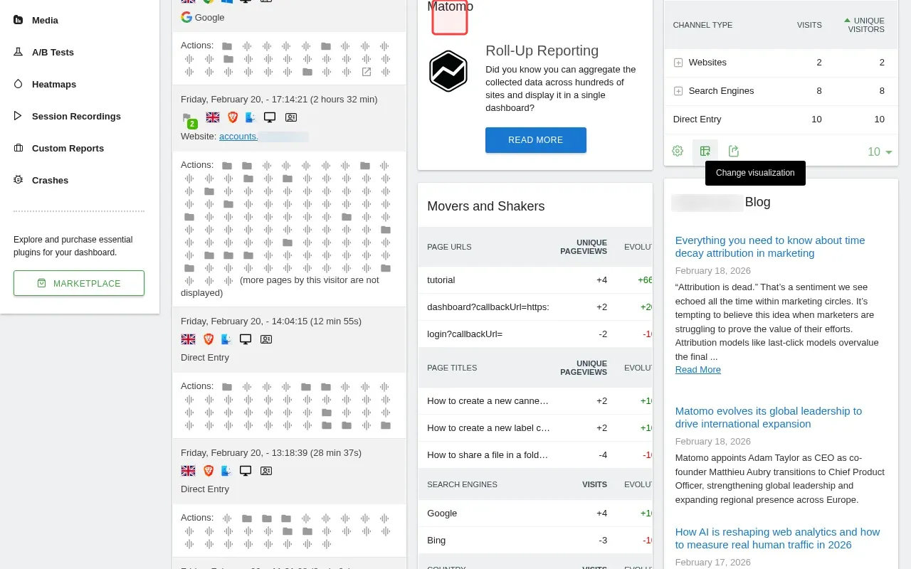 Screenshot showing clicking Dashboard menu to access dashboard creation options
